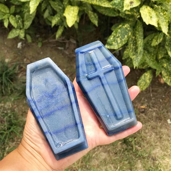 Blue Aventurine Coffin-ToShay.org