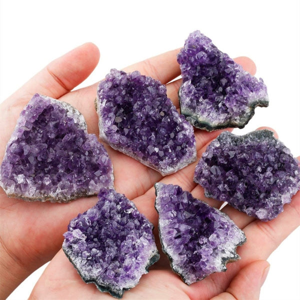 Purple Amethyst Crystal Cluster-ToShay.org