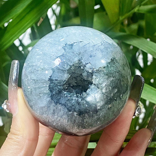 Black Silk Agate Ball-ToShay.org