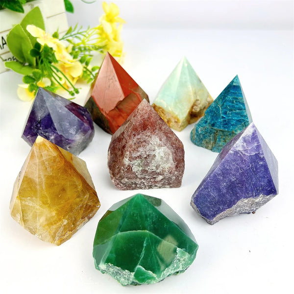 Crystal Rough Pyramid-ToShay.org