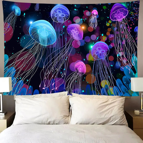 Jellyfish Art Tapestry-ToShay.org