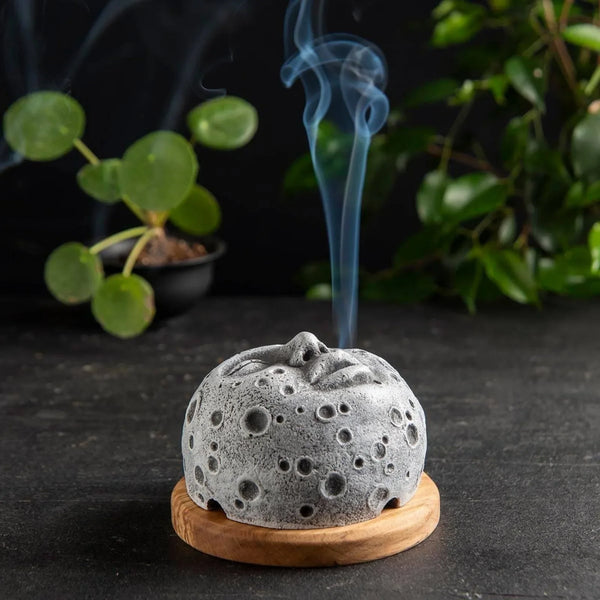 Moon Face Incense Burner-ToShay.org