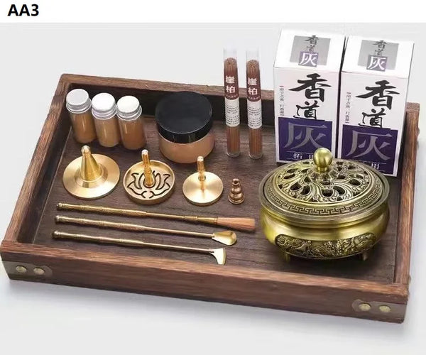 Brass Incense Burner Set-ToShay.org