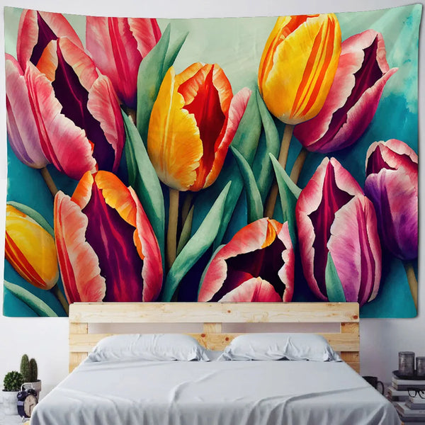 Flower Art Tapestry-ToShay.org