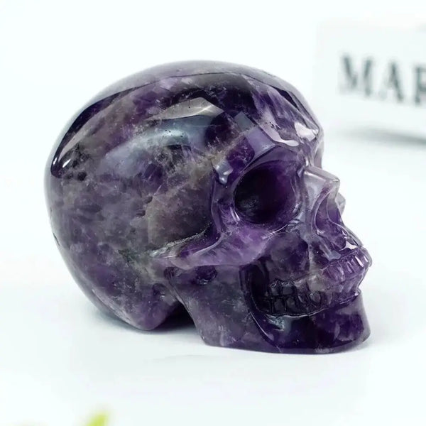 Purple Dream Amethyst Skull-ToShay.org