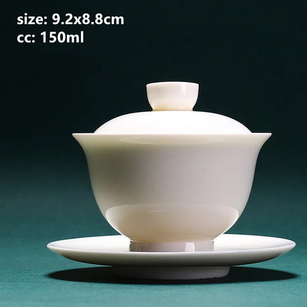 White Porcelain Teapots-ToShay.org