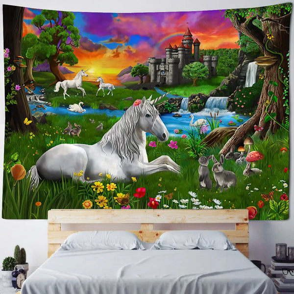 Unicorn Art Tapestry-ToShay.org