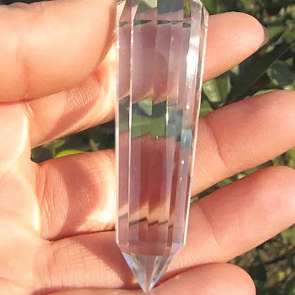 Clear Crystal Quartz Wand-ToShay.org