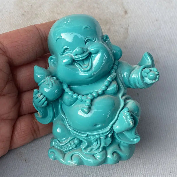 Blue Turquoise Maitreya Buddha-ToShay.org