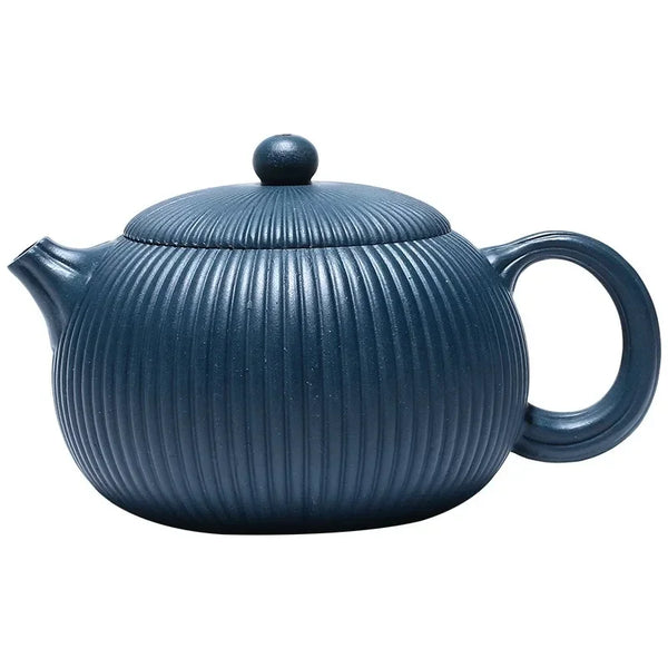 Blue Azure Clay Tea Pot-ToShay.org