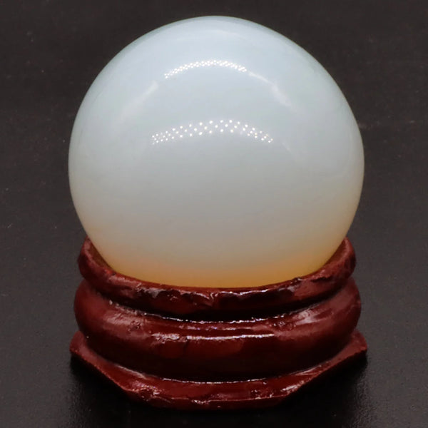 White Opalite Balls-ToShay.org