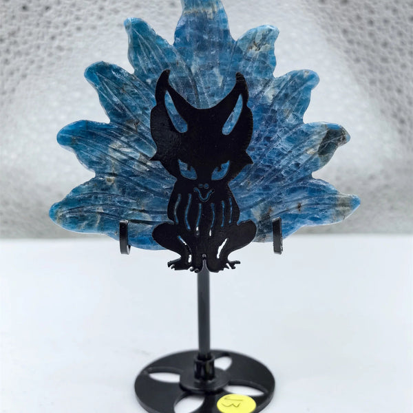 Blue Apatite Nine Tailed Fox-ToShay.org