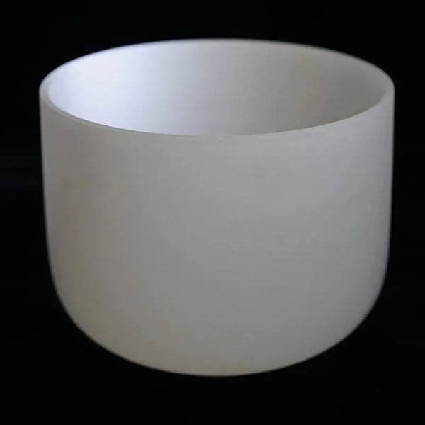 White Frosted Crystal Bowl-ToShay.org