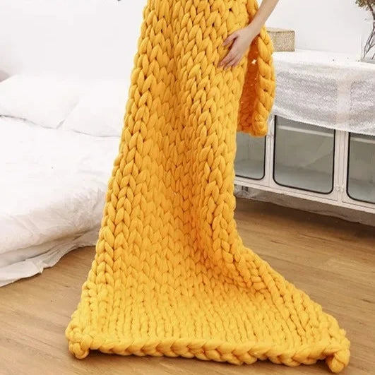 Knitted Throw Blanket-ToShay.org