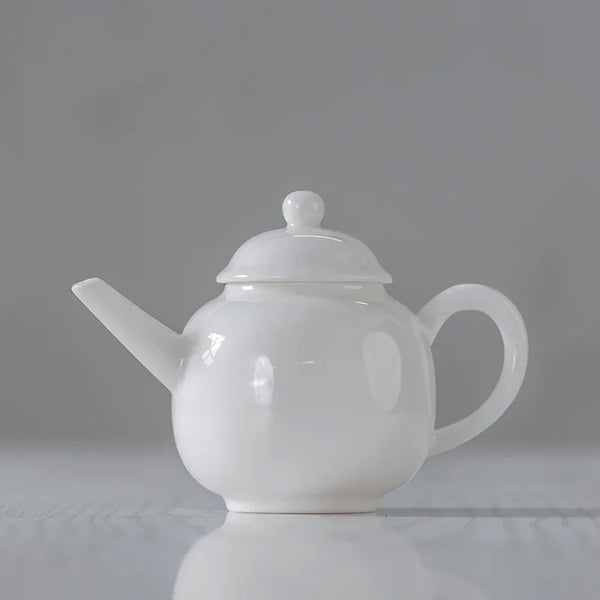 White Porcelain Tea Pot-ToShay.org