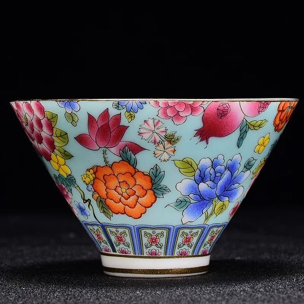 Glazed Porcelain Tea Cup-ToShay.org