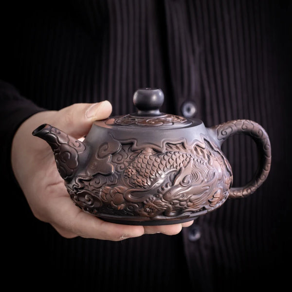 Dragon Clay Teapot-ToShay.org