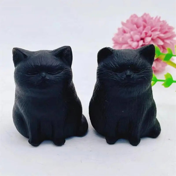 Black Obsidian Cat-ToShay.org