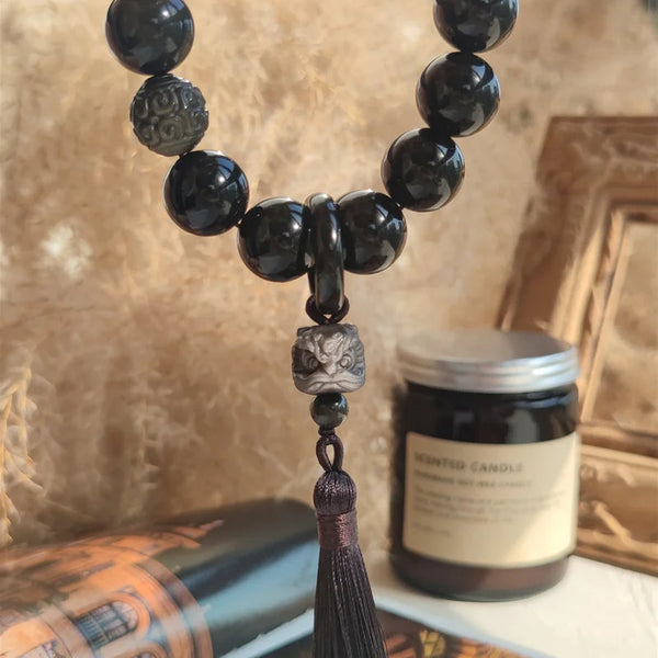 Black Obsidian Prayer Beads-ToShay.org