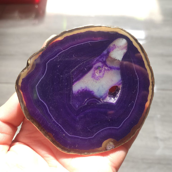 Purple Agate Slices-ToShay.org