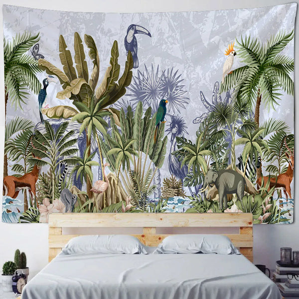 Tropical Plants Tapestry-ToShay.org