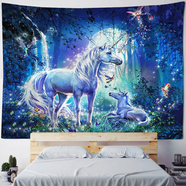 Unicorn Art Tapestry-ToShay.org