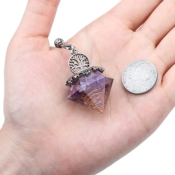 Purple Amethyst Dowsing Pendulum-ToShay.org