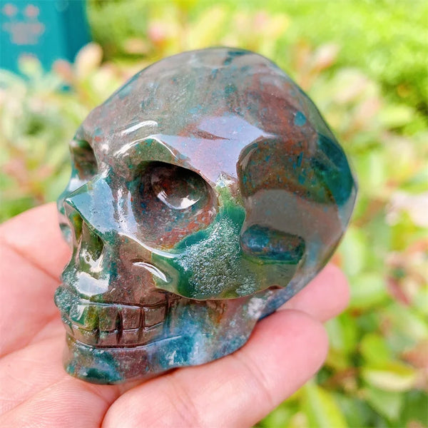 Ocean Jasper Skull-ToShay.org