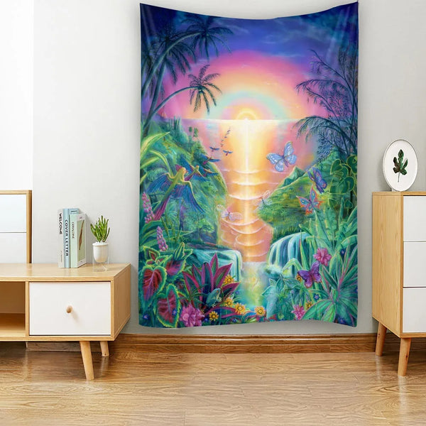 Tropical Rain Forest Tapestry-ToShay.org