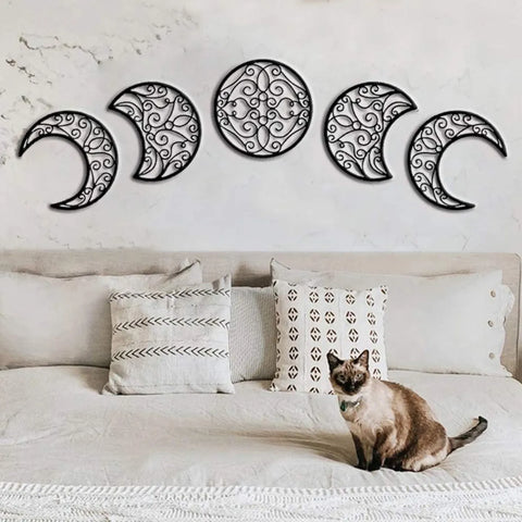 Black Moon Phase Wall Art-ToShay.org