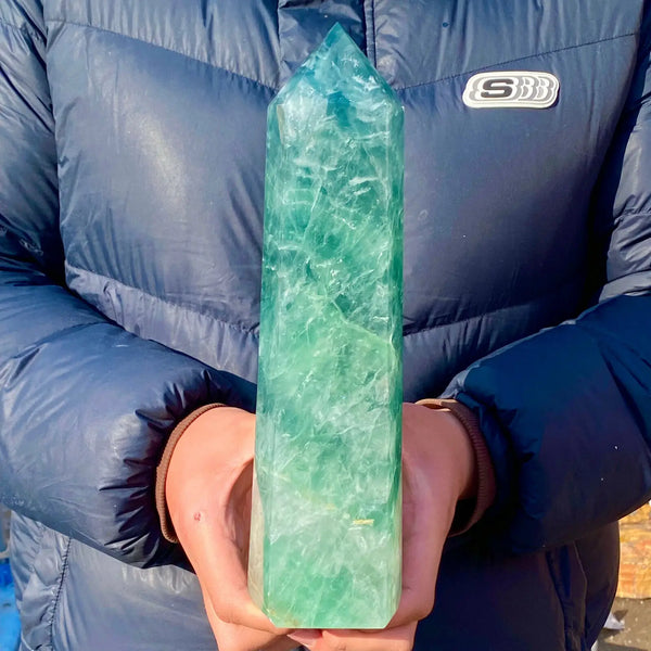 Green Fluorite Obelisk-ToShay.org