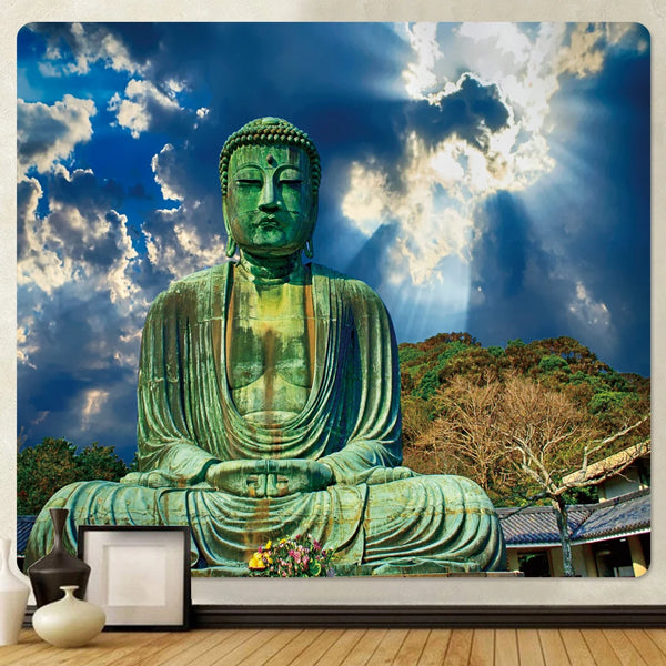 Buddha Meditation Tapestry-ToShay.org