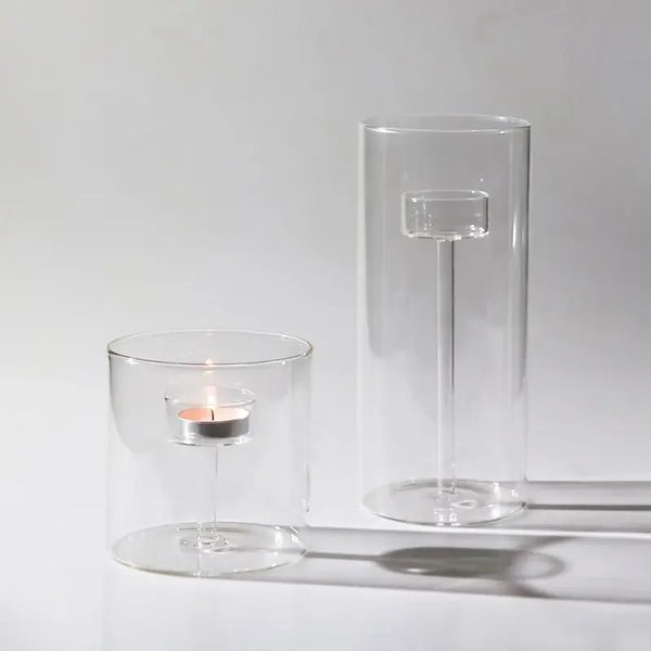 Glass Candle Holders-ToShay.org