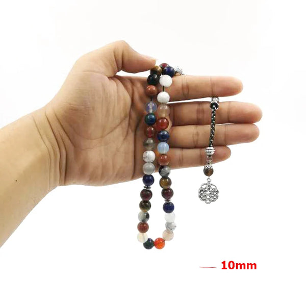 Mixed Quartz Crystal Prayer Beads-ToShay.org