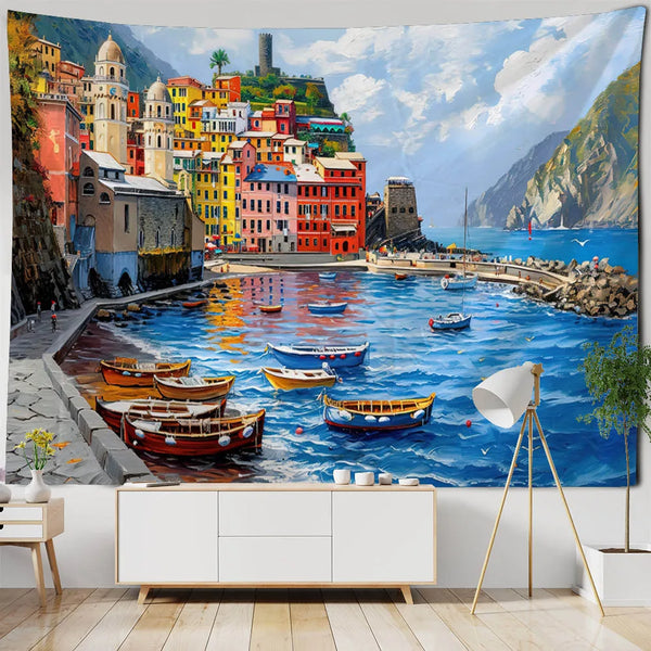 Sea View Art Tapestry-ToShay.org