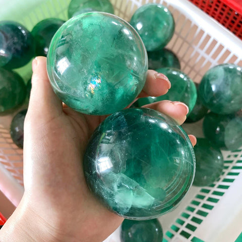 Green Fluorite Ball-ToShay.org