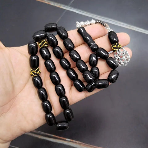 Black Agate Prayer Beads-ToShay.org