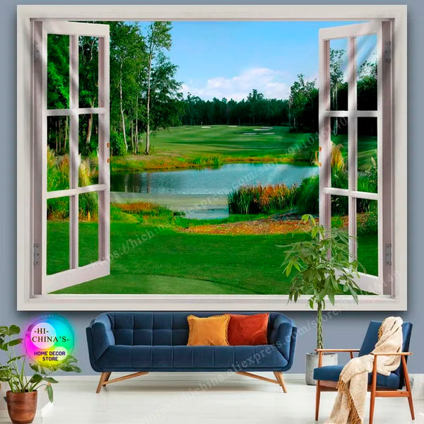 Garden Window Tapestry-ToShay.org