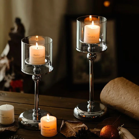 Glass Candle Holders-ToShay.org