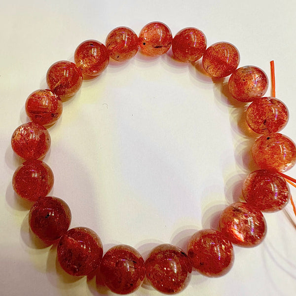 Orange Sunstone Bead Bracelets-ToShay.org