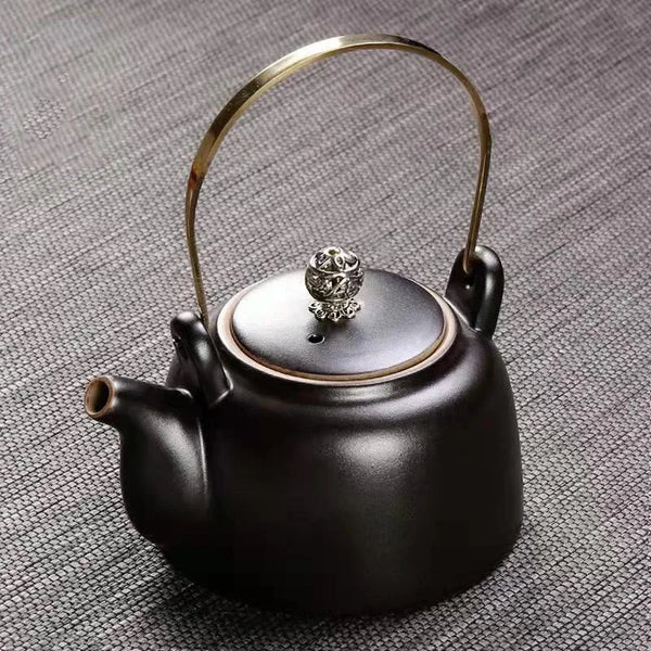 Glazed Ceramic Beam Teapot-ToShay.org