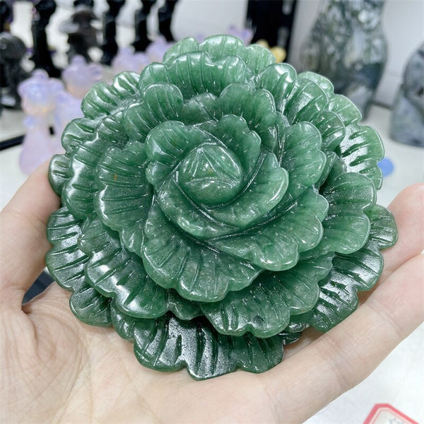 Green Aventurine Flower-ToShay.org