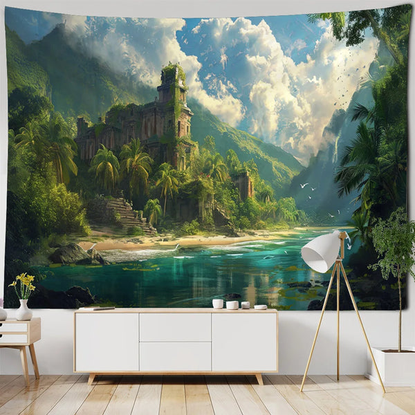 Fantasy Landscape Tapestry-ToShay.org