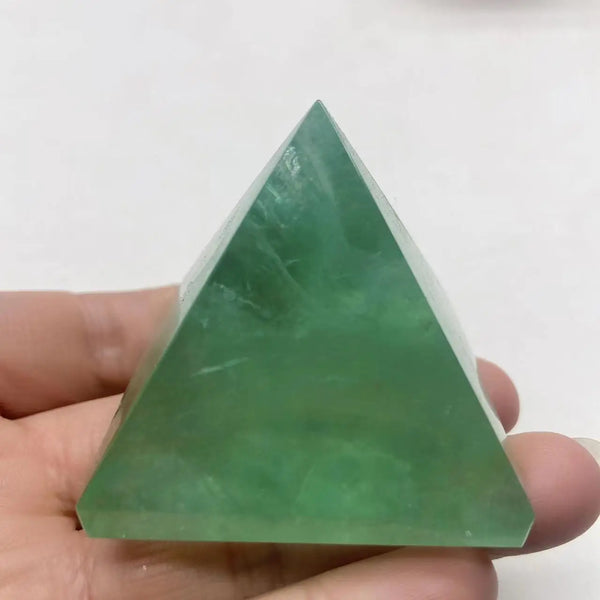 Green Fluorite Pyramid-ToShay.org