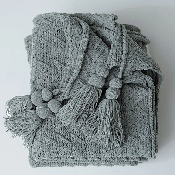 Woven Chenille Blanket-ToShay.org