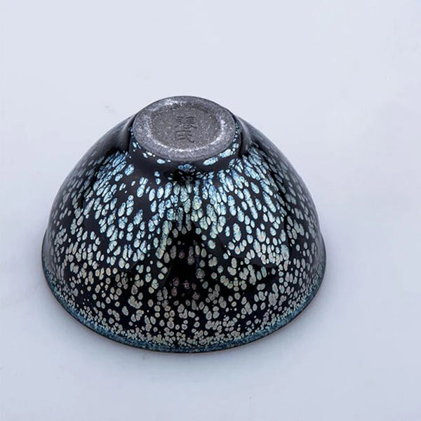 Black Silver Glaze Ceramic Cups-ToShay.org