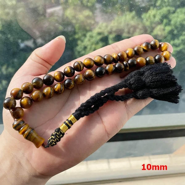 Yellow Tiger Eye Stone Prayer Beads-ToShay.org