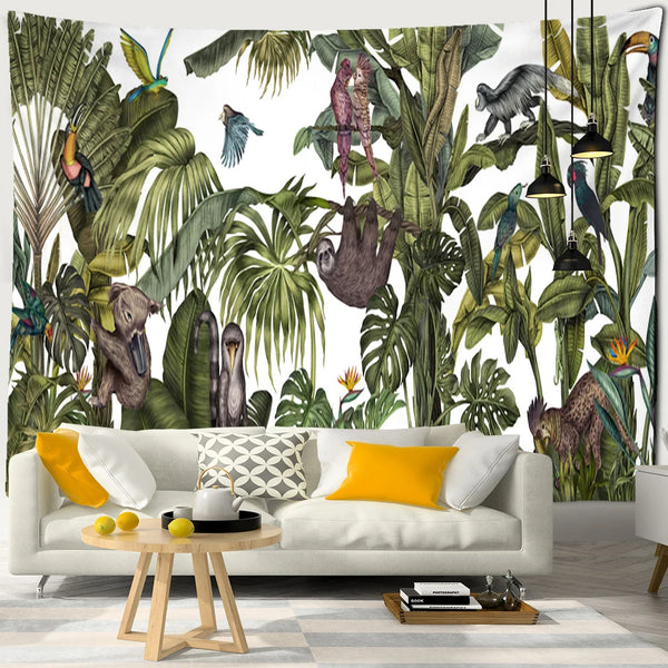 Tropical Plant Tapestry-ToShay.org