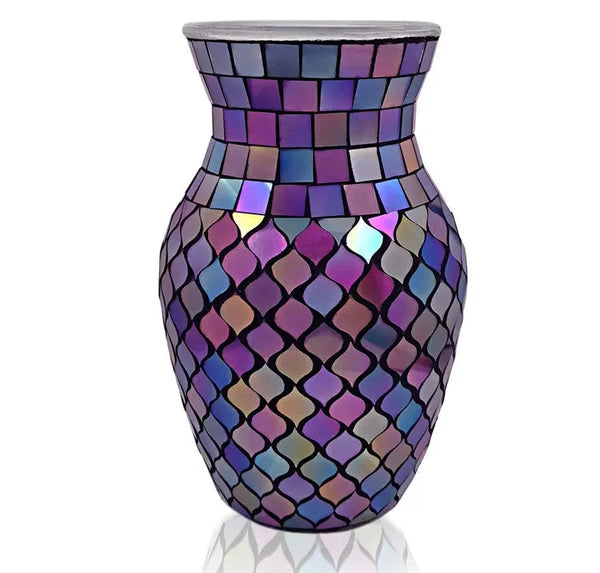 Mosaic Glass Vase-ToShay.org