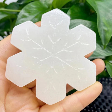 White Marble Jade Flower-ToShay.org